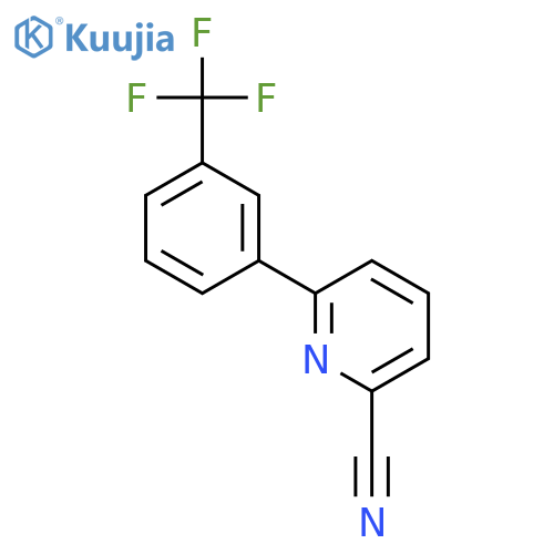 2-Pyridinecarbonitrile, 6-[3-(trifluoromethyl)phenyl]- structure