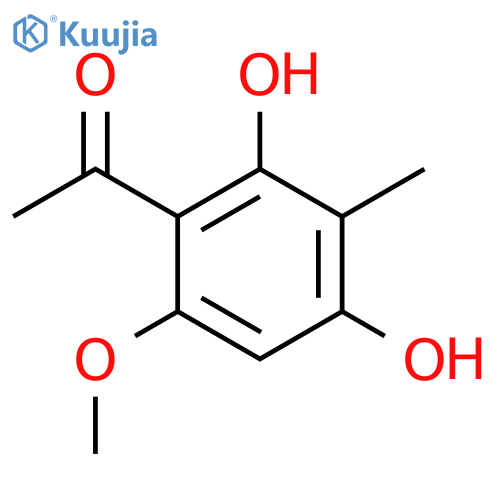 1-(2,4-Dihydroxy-6-methoxy-3-methyl-phenyl)-aethanon structure