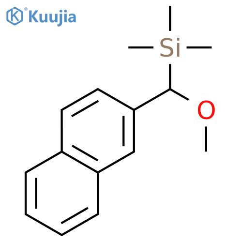 SILANE, (METHOXY-2-NAPHTHALENYLMETHYL)TRIMETHYL- structure