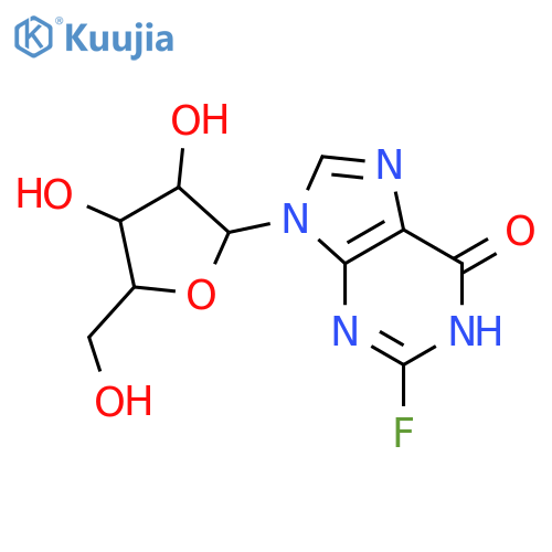 9-β-D-Arabinofuranosyl-2-fluorohypoxanthine structure