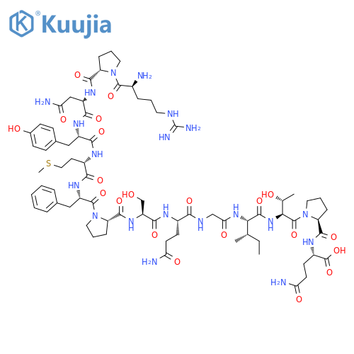 L-Glutamine, L-arginyl-L-prolyl-L-asparaginyl-L-tyrosyl-L-methionyl-L-phenylalanyl-L-prolyl-L-seryl-L-glutaminylglycyl-L-isoleucyl-L-threonyl-L-prolyl- (9CI) structure