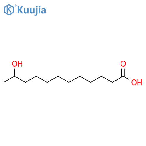 11-Hydroxydodecanoic acid; (±)-form structure