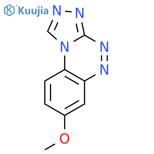 [1,2,4]Triazolo[3,4-c][1,2,4]benzotriazine, 7-methoxy- structure