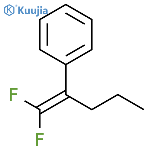 BENZENE, [1-(DIFLUOROMETHYLENE)BUTYL]- structure
