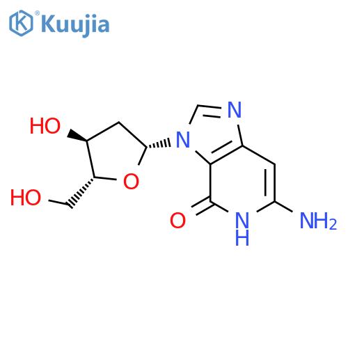 4H-Imidazo[4,5-c]pyridin-4-one,6-amino-3-(2-deoxy-b-D-erythro-pentofuranosyl)-3,5-dihydro- structure