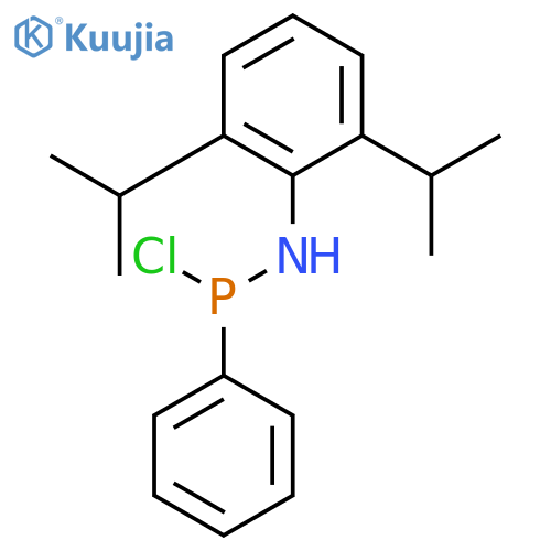 Phosphonamidous chloride, N-[2,6-bis(1-methylethyl)phenyl]-P-phenyl- structure