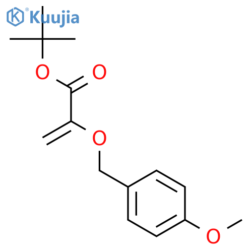 2-Propenoic acid, 2-[(4-methoxyphenyl)methoxy]-, 1,1-dimethylethylester structure