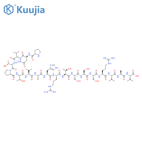 L-Valine,L-prolyl-L-asparaginyl-L-valyl-L-threonyl-L-prolyl-L-threonyl-L-valyl-L-alanyl-L-histidyl-L-arginyl-L-threonyl-L-seryl-L-seryl-L-seryl-L-arginyl-L-valyl-L-alanyl- structure