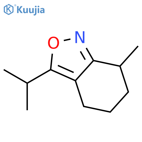 2,1-Benzisoxazole, 4,5,6,7-tetrahydro-7-methyl-3-(1-methylethyl)- structure