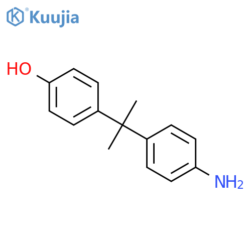 4-2-(4-aminophenyl)propan-2-ylphenol structure