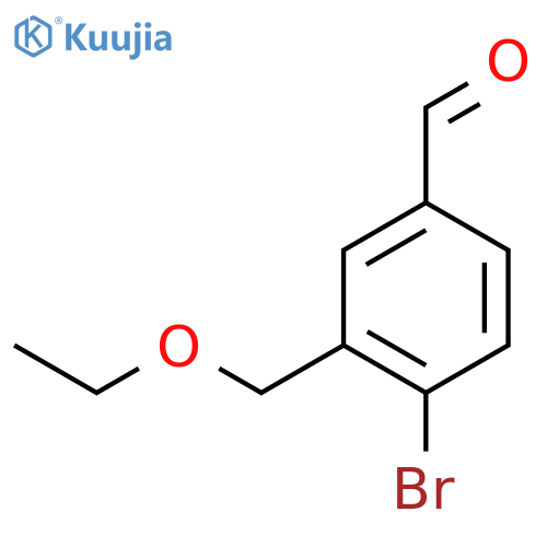 4-Bromo-3-(ethoxymethyl)benzaldehyde structure