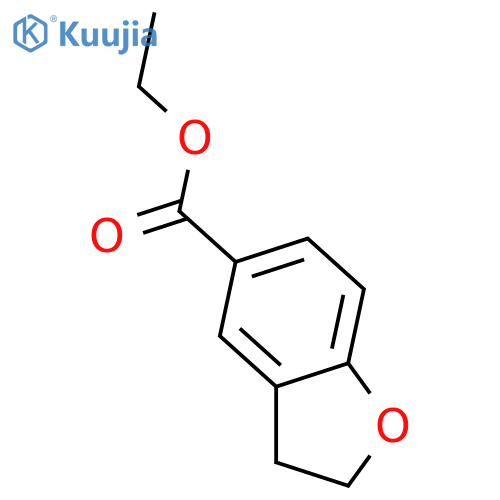 ethyl 2,3-dihydro-1-benzofuran-5-carboxylate structure