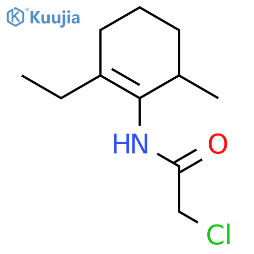 ACETAMIDE, 2-CHLORO-N-(2-ETHYL-6-METHYL-1-CYCLOHEXEN-1-YL)- structure