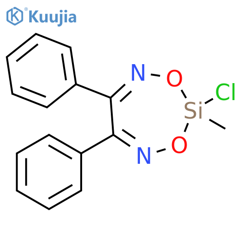 1,3-Dioxa-4,7-diaza-2-silacyclohepta-4,6-diene,2-chloro-2-methyl-5,6-diphenyl- structure