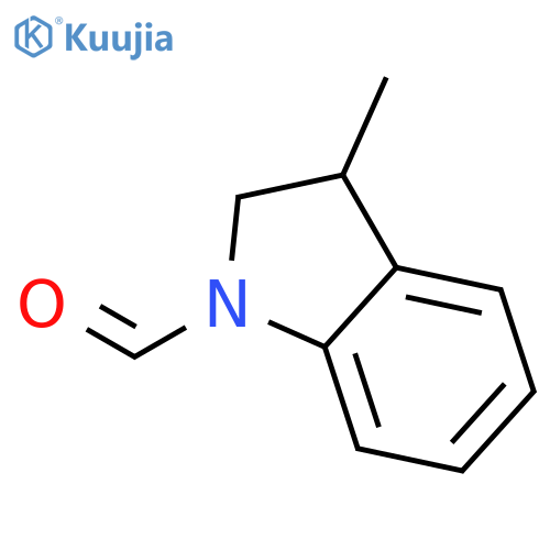 1H-Indole-1-carboxaldehyde, 2,3-dihydro-3-methyl- structure