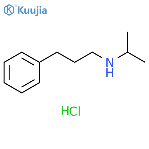 N-isopropyl-3-phenyl-1-propanamine hydrochloride structure