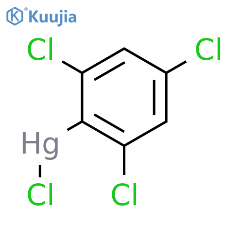 Mercury, chloro(2,4,6-trichlorophenyl)- structure