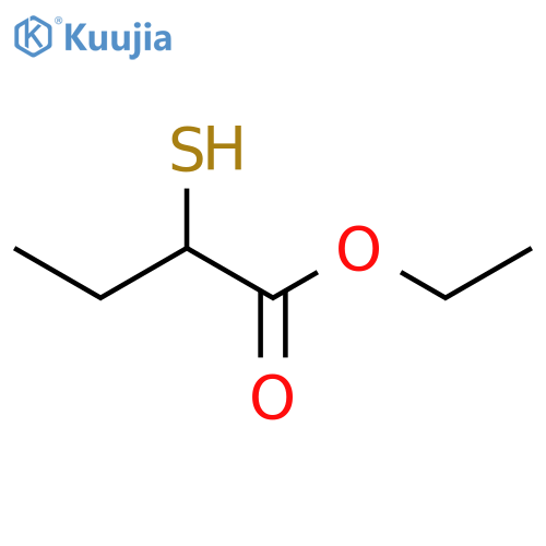 ethyl 2-sulfanylbutanoate structure