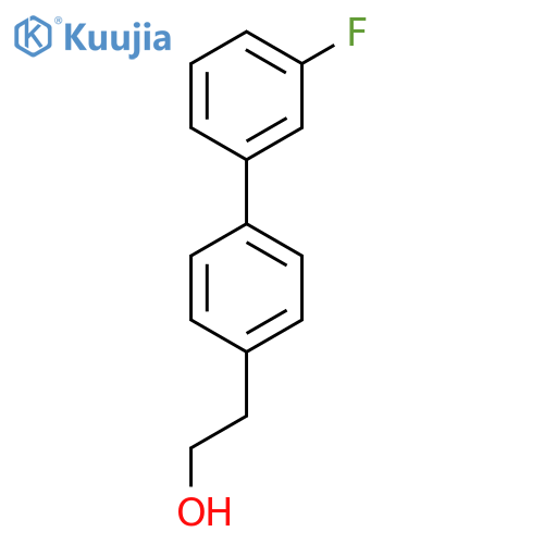 4-(3-Fluorophenyl)phenethyl alcohol structure