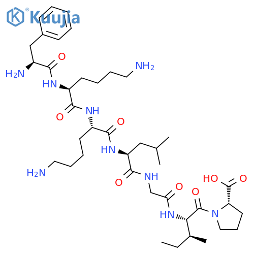 L-Proline, L-phenylalanyl-L-lysyl-L-lysyl-L-leucylglycyl-L-isoleucyl- structure