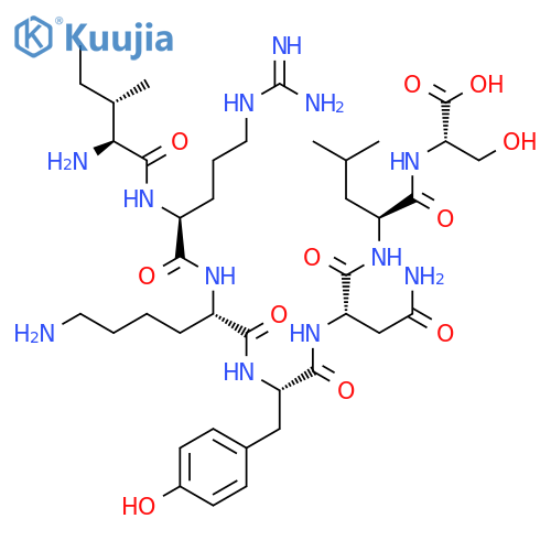 L-SERINE, L-ISOLEUCYL-L-ARGINYL-L-LYSYL-L-TYROSYL-L-ASPARAGINYL-L-LEUCYL- structure