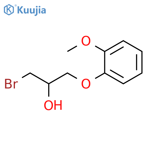 2-Propanol, 1-bromo-3-(2-methoxyphenoxy)- structure