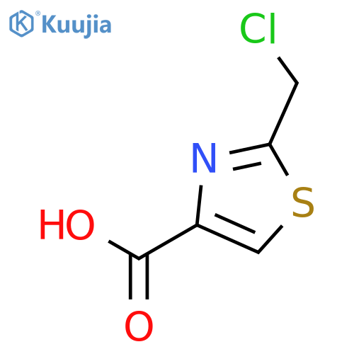 2-(chloromethyl)-1,3-thiazole-4-carboxylic acid structure