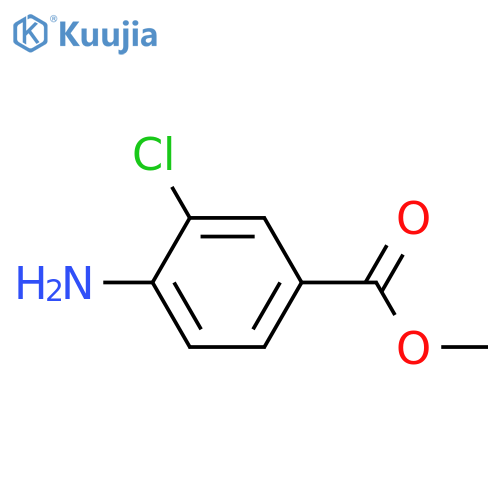 Methyl 4-amino-3-chlorobenzoate structure
