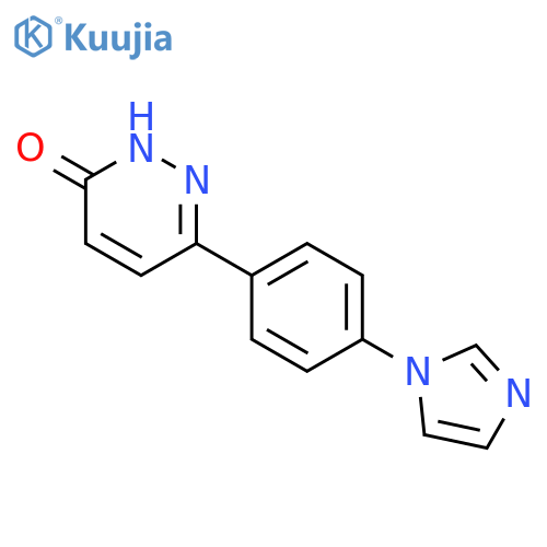 6-4-(1{H}-imidazol-1-yl)phenylpyridazin-3-ol structure