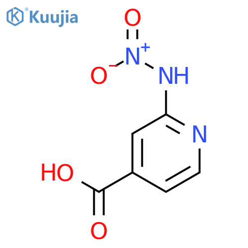 4-Pyridinecarboxylic acid, 2-(nitroamino)- structure