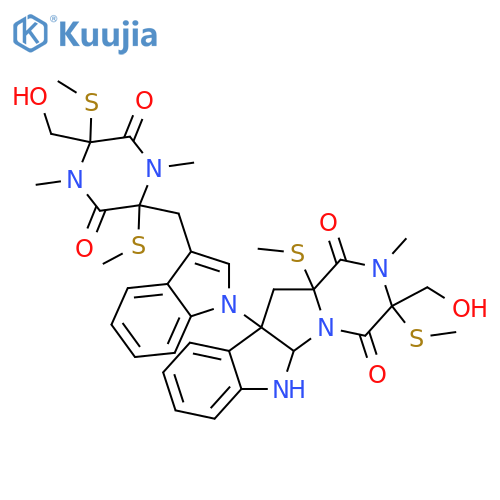 dethio-tetra(methylthio)chetomin structure