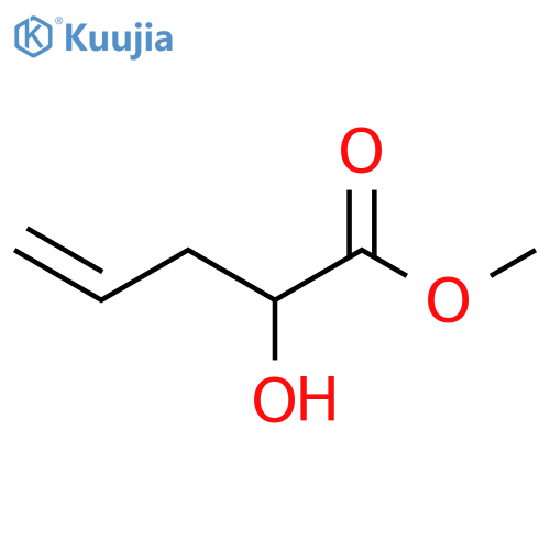 4-PENTENOIC ACID, 2-HYDROXY-, METHYL ESTER structure
