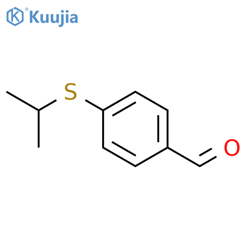 4-(Isopropylsulfanyl)benzaldehyde structure