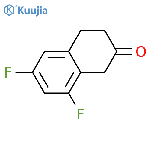 6,8-difluoro-1,2,3,4-tetrahydronaphthalen-2-one structure