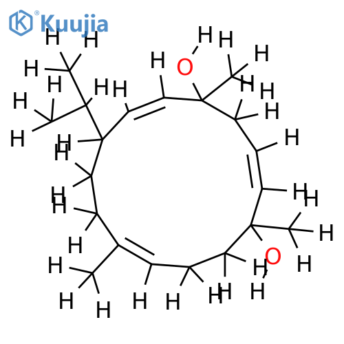 (1S,2E,4S,6E,8S,11E)-2,6,11-cembratriene-4,8-diol structure