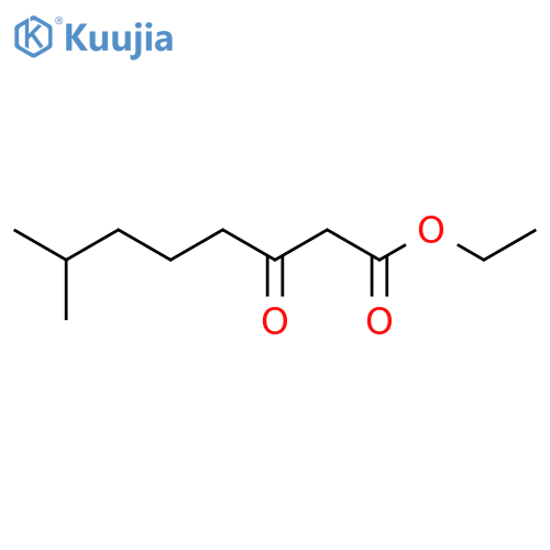 Octanoic acid,7-methyl-3-oxo-, ethyl ester structure