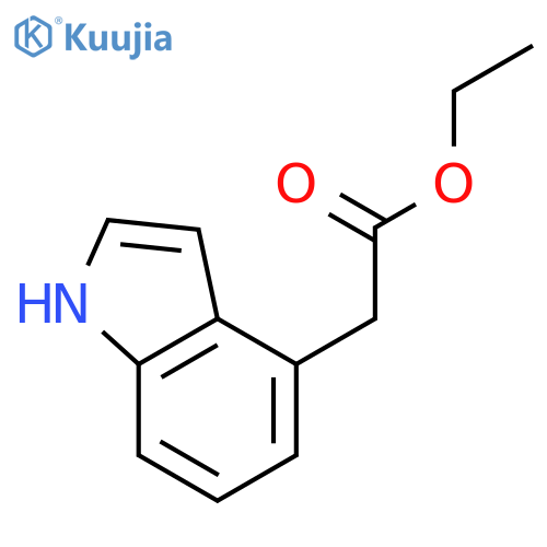 Ethyl Indole-4-acetate structure