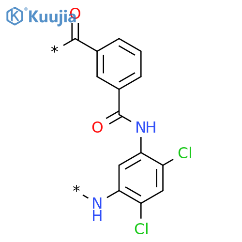 POLY[IMINO(4,6-DICHLORO-1,3-PHENYLENE)IMINOCARBONYL-1,3-PHENYLENECARBONYL] structure
