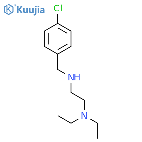 (4-chlorophenyl)methyl2-(diethylamino)ethylamine structure