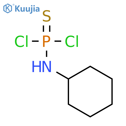cyclohexylphosphoramidothioic dichloride structure
