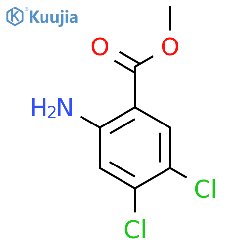 methyl 2-amino-4,5-dichlorobenzoate structure
