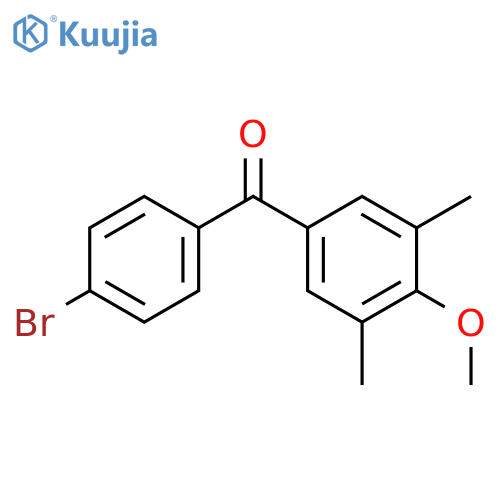 4-Bromo-3',5'-dimethyl-4'-methoxybenzophenone structure
