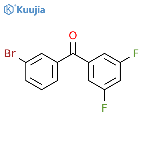 3-BROMO-3',5'-DIFLUOROBENZOPHENONE structure