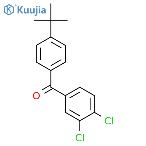 4-tert-Butyl-3',4'-dichlorobenzophenone structure