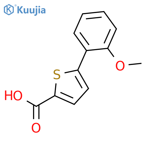 5-(2-Methoxyphenyl)thiophene-2-carboxylic Acid structure