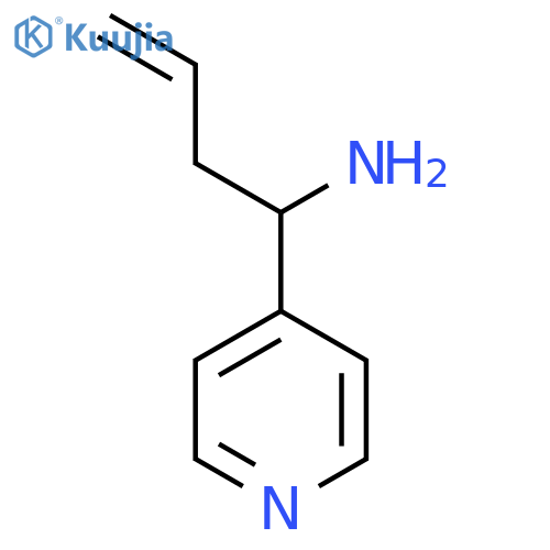 1-(pyridin-4-yl)but-3-en-1-amine structure