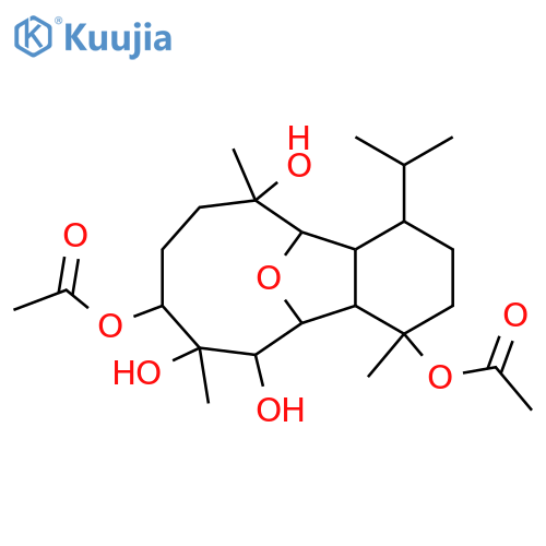 6,13-Epoxy-4,7,8,9,12-eunicellanepentol; (4β,6α,7α,8α,9β,12β,13α)-form, 4,9-Di-Ac structure