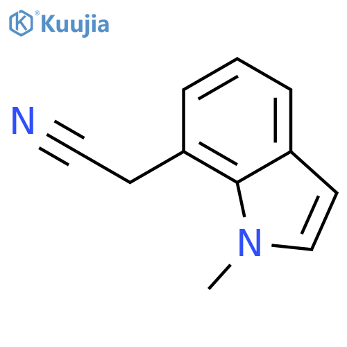 1-methyl-1H-Indole-7-acetonitrile structure