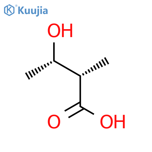 (2S,3S)-3-Hydroxy-2-methylbutanoic Acid structure