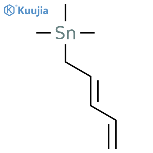 STANNANE, TRIMETHYL-2,4-PENTADIENYL- structure